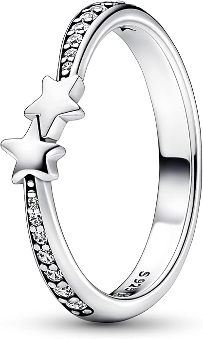 Anillo de Plata con diseño de Estrellas