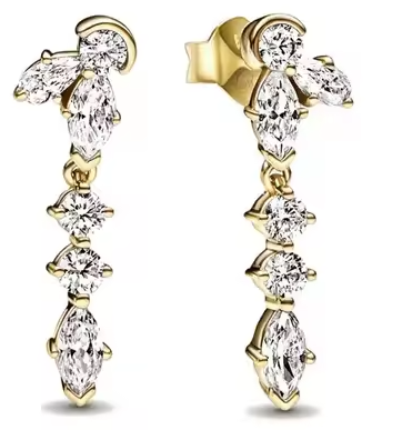 Aretes de Plata largos